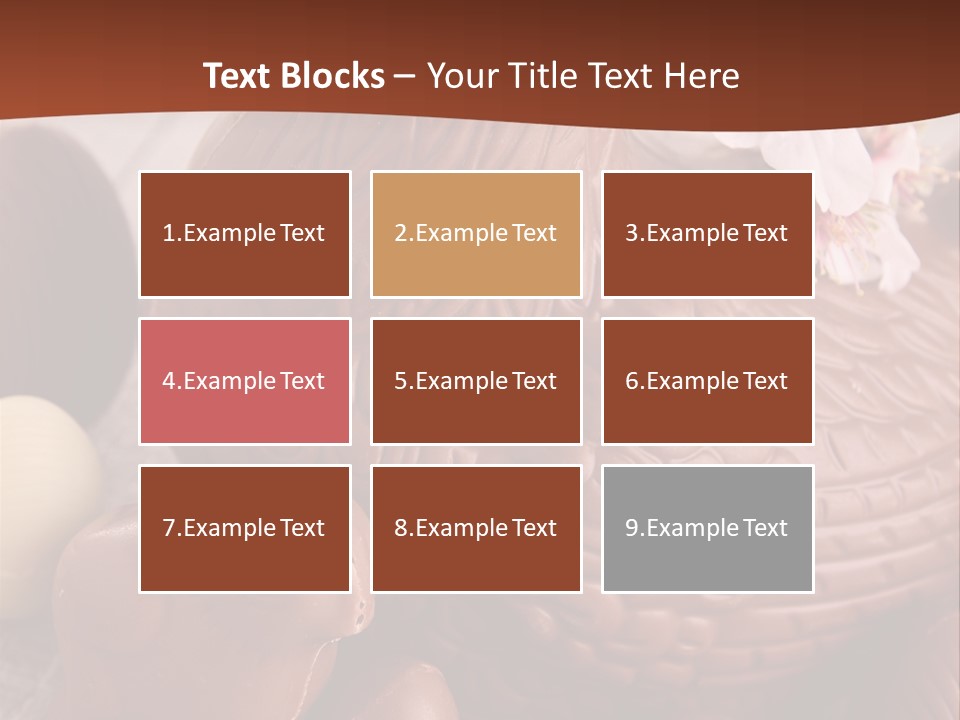 Decoration Gastronomy Chicken PowerPoint Template