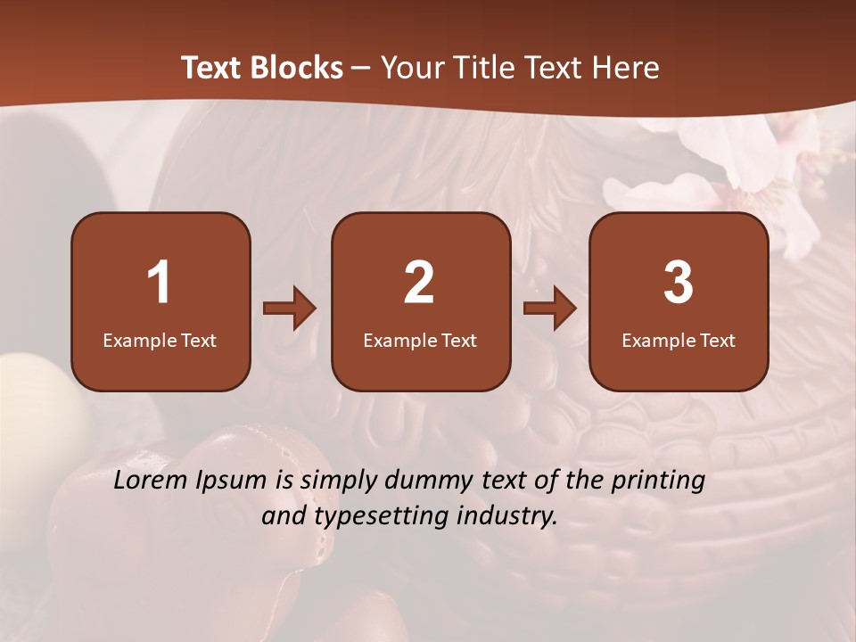 Decoration Gastronomy Chicken PowerPoint Template