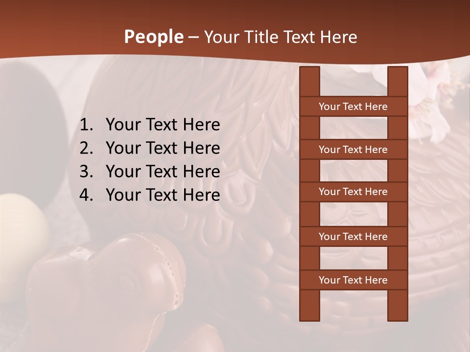 Decoration Gastronomy Chicken PowerPoint Template