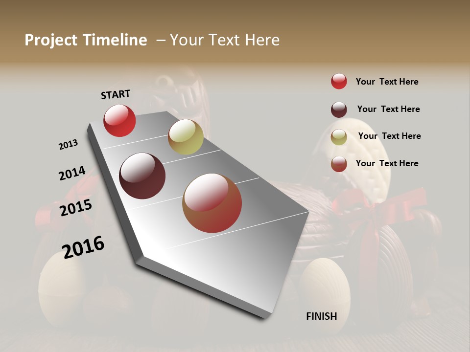 Gourmet Party Chicken PowerPoint Template