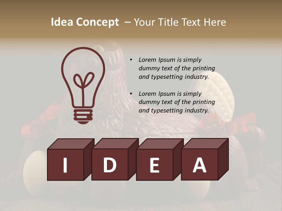 Gourmet Party Chicken PowerPoint Template