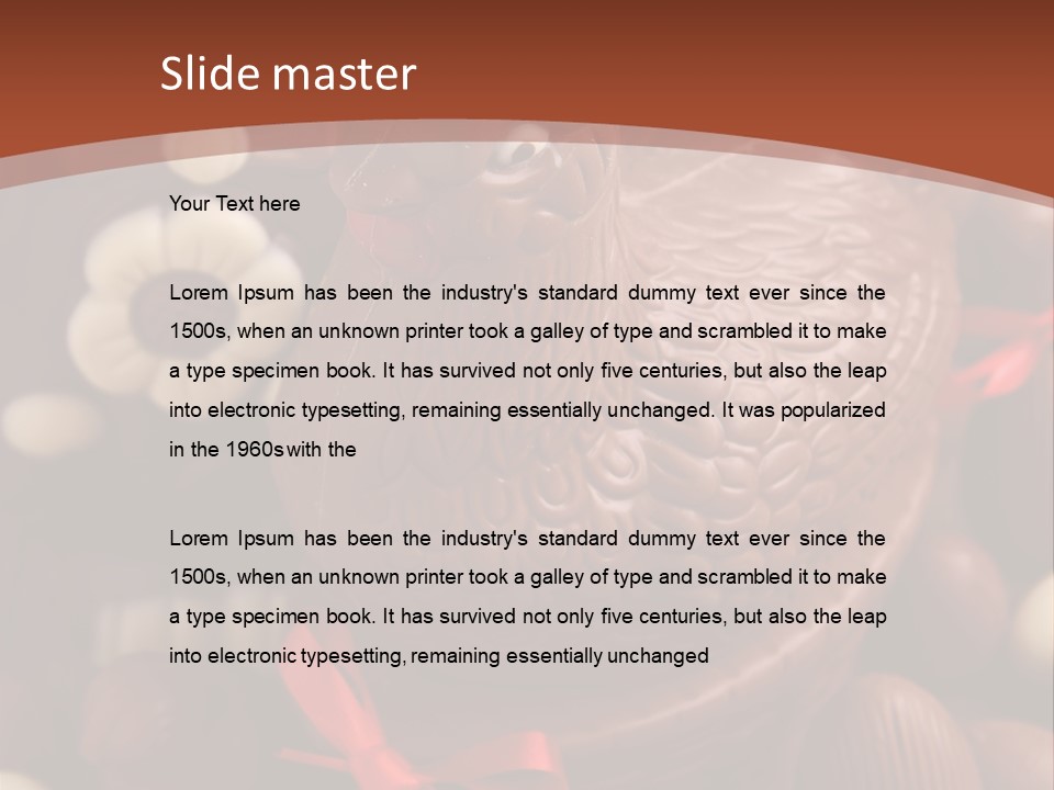 Food Celebration Hen PowerPoint Template