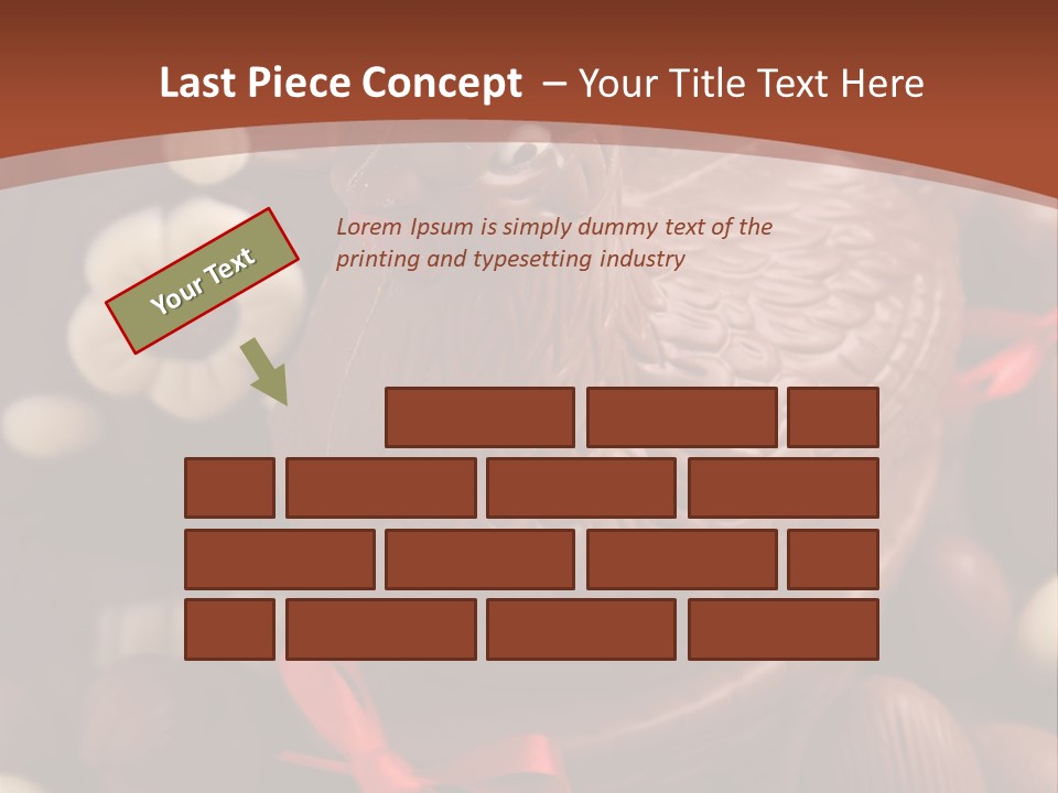 Food Celebration Hen PowerPoint Template