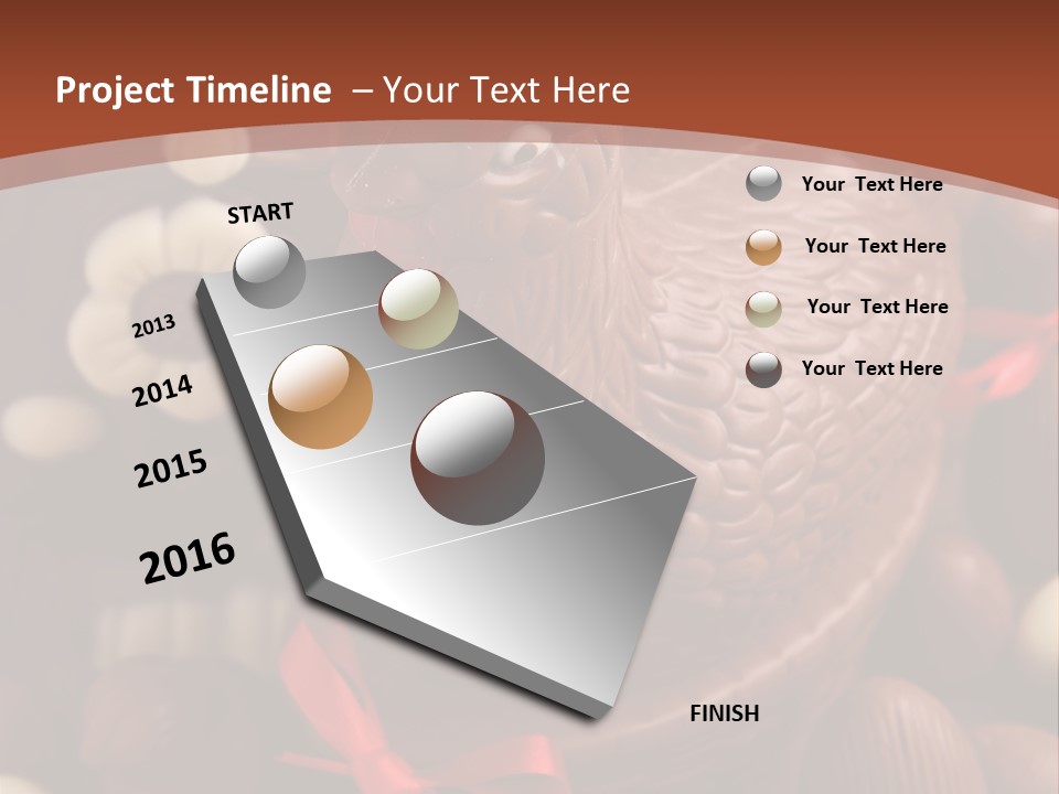 Food Celebration Hen PowerPoint Template