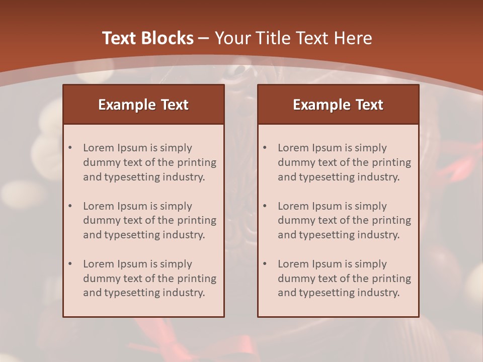 Food Celebration Hen PowerPoint Template