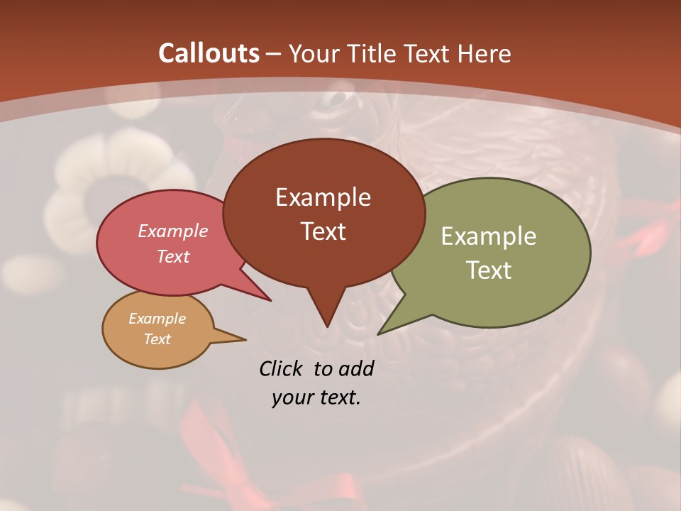 Food Celebration Hen PowerPoint Template