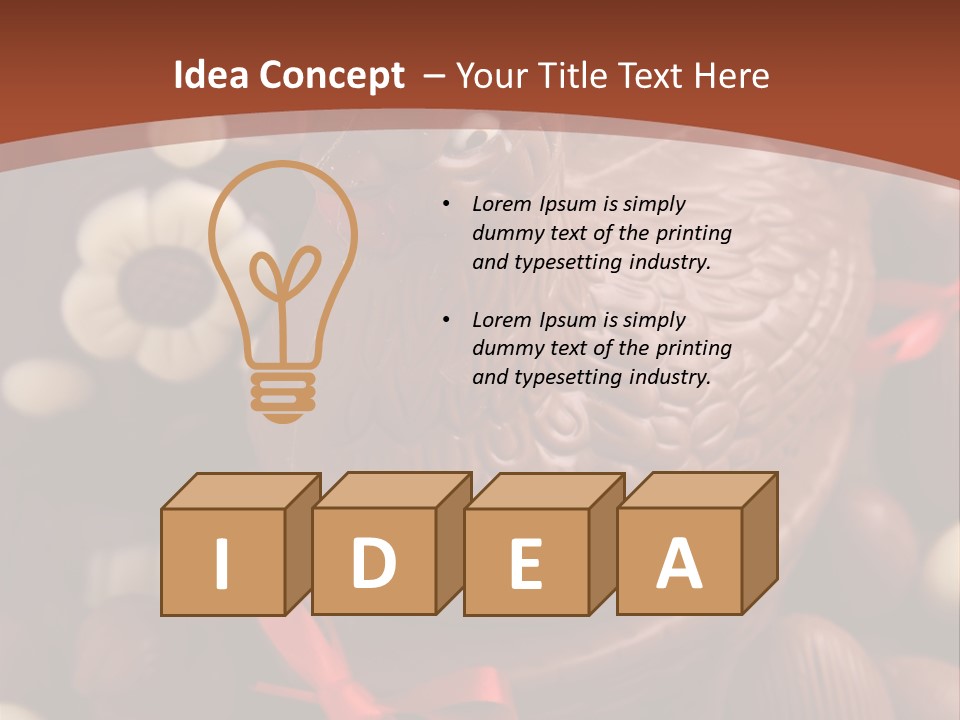 Food Celebration Hen PowerPoint Template