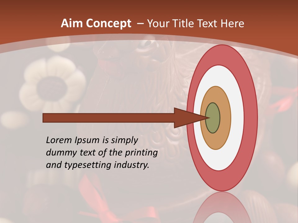 Food Celebration Hen PowerPoint Template