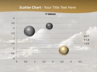 Storm White Danger PowerPoint Template