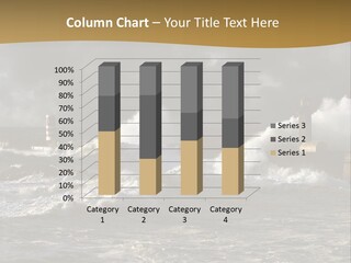 Storm White Danger PowerPoint Template