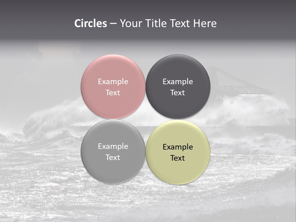 Seascape Outdoor Tide PowerPoint Template