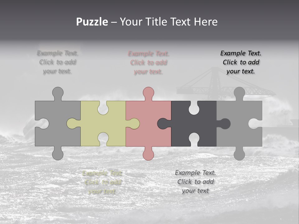 Seascape Outdoor Tide PowerPoint Template
