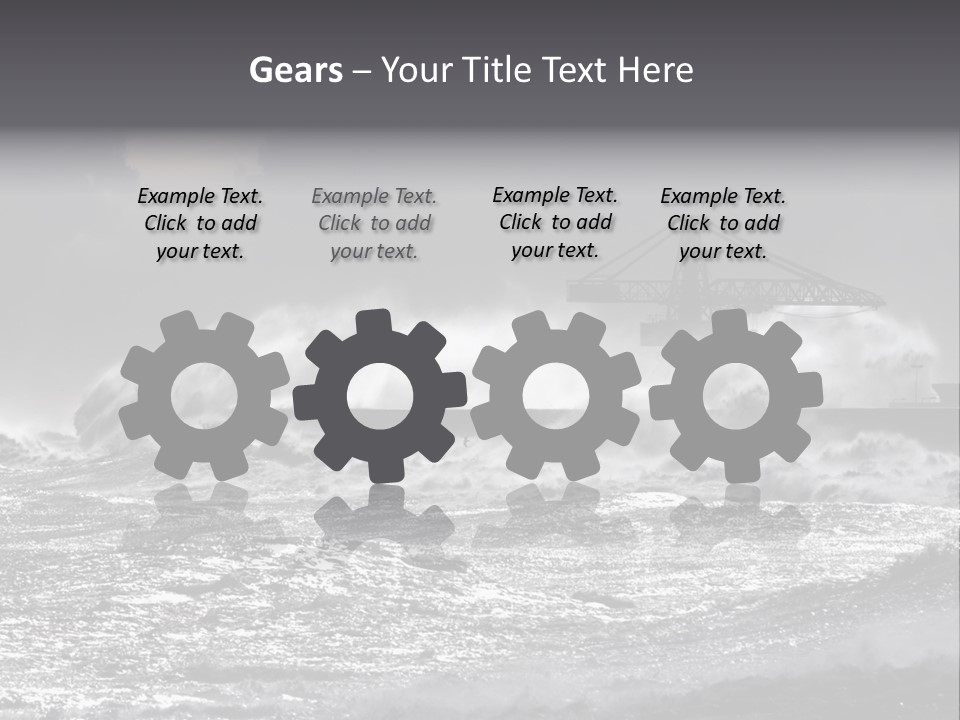 Seascape Outdoor Tide PowerPoint Template