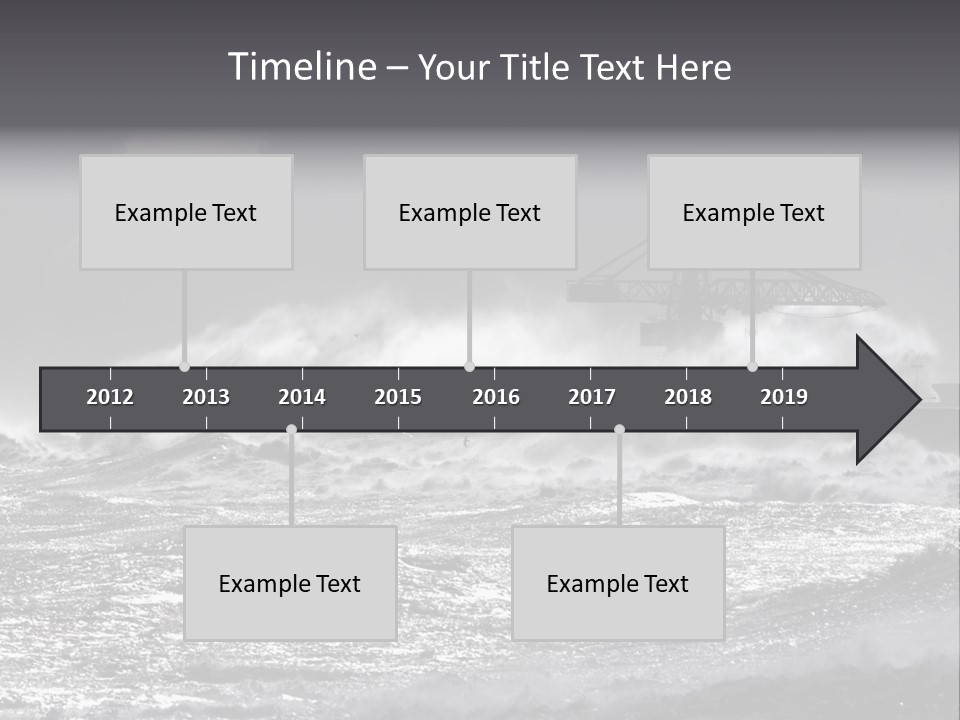 Seascape Outdoor Tide PowerPoint Template