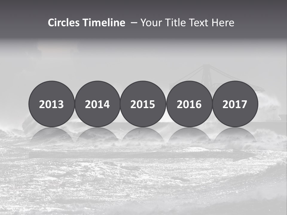 Seascape Outdoor Tide PowerPoint Template