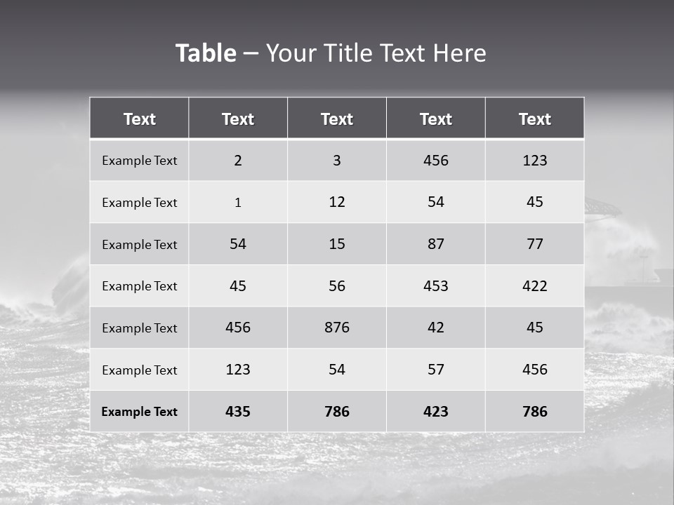 Seascape Outdoor Tide PowerPoint Template