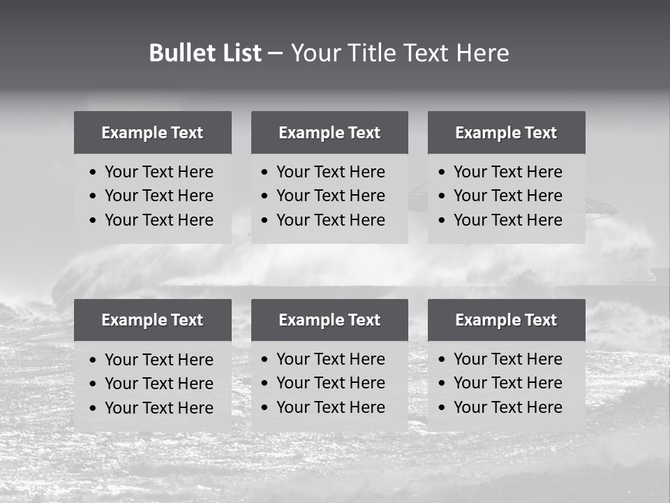 Seascape Outdoor Tide PowerPoint Template