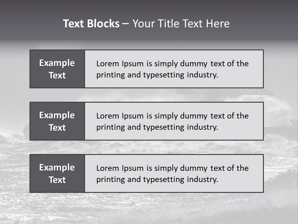 Seascape Outdoor Tide PowerPoint Template