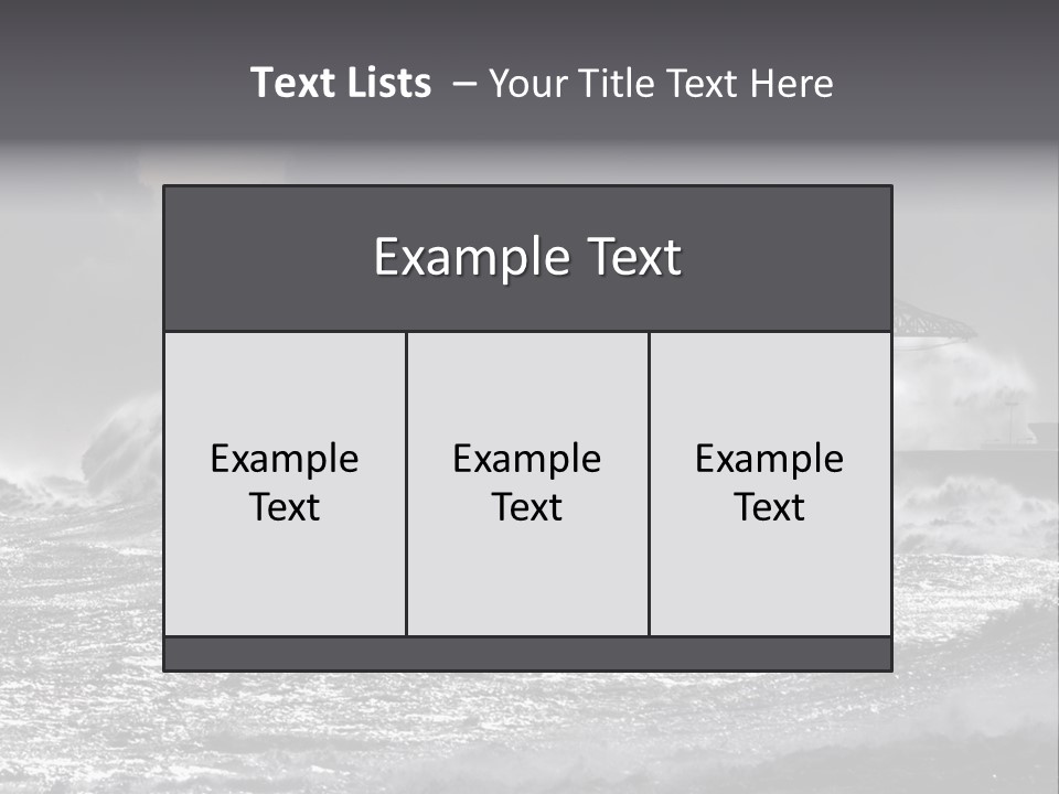 Seascape Outdoor Tide PowerPoint Template
