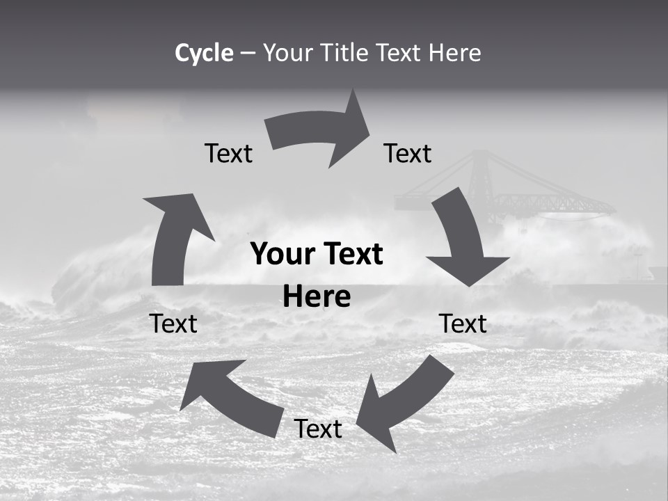 Seascape Outdoor Tide PowerPoint Template