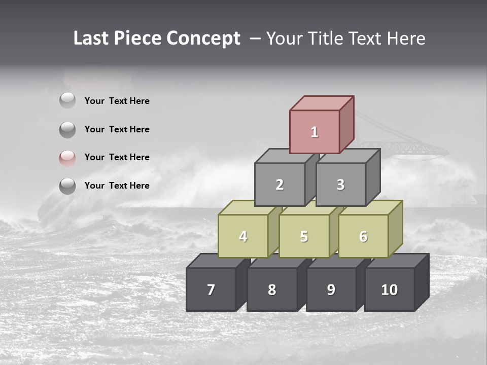 Seascape Outdoor Tide PowerPoint Template