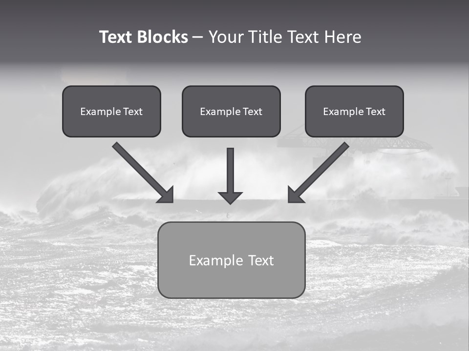 Seascape Outdoor Tide PowerPoint Template