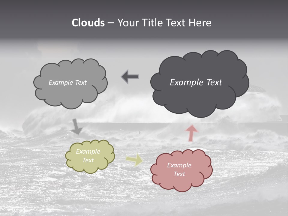 Seascape Outdoor Tide PowerPoint Template