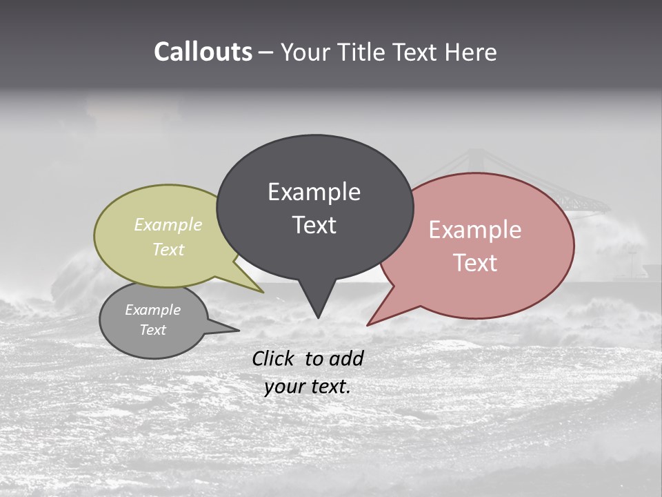 Seascape Outdoor Tide PowerPoint Template