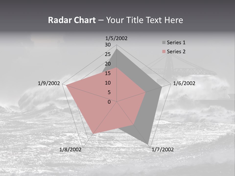 Seascape Outdoor Tide PowerPoint Template