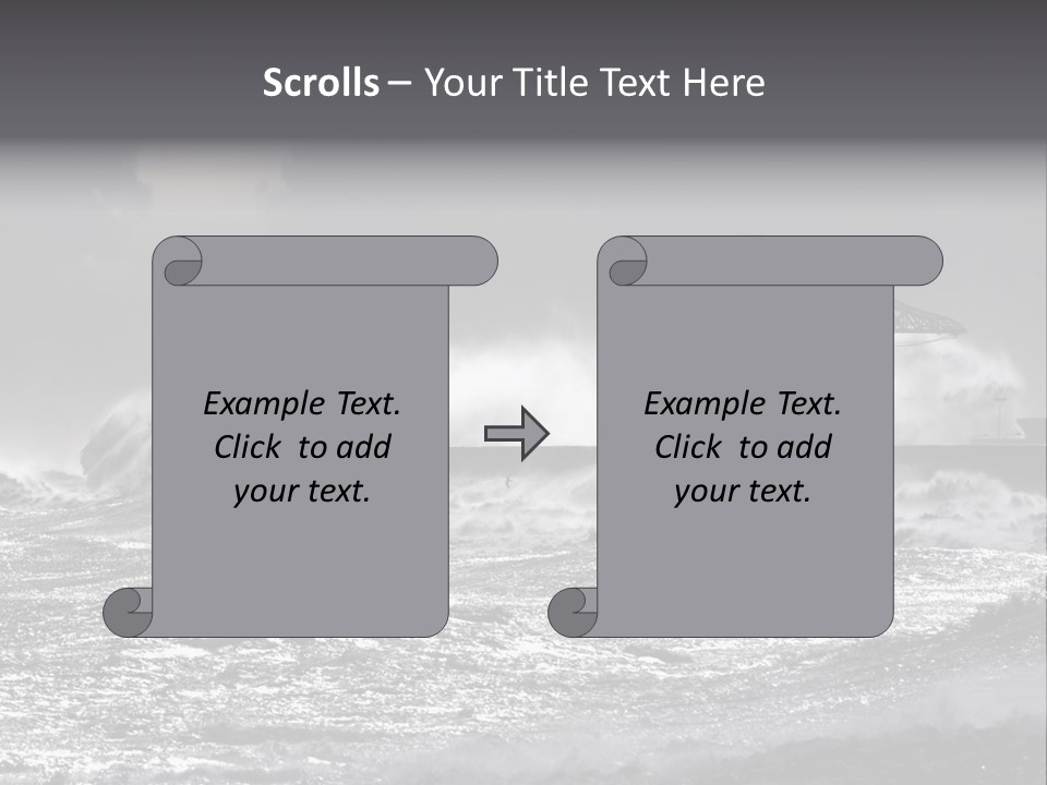 Seascape Outdoor Tide PowerPoint Template