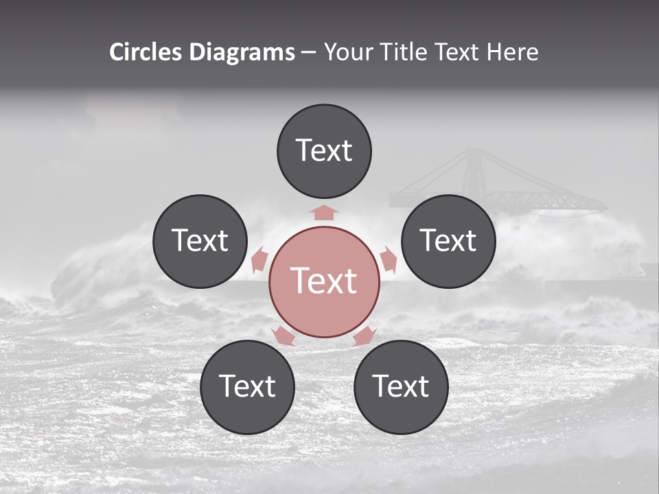 Seascape Outdoor Tide PowerPoint Template