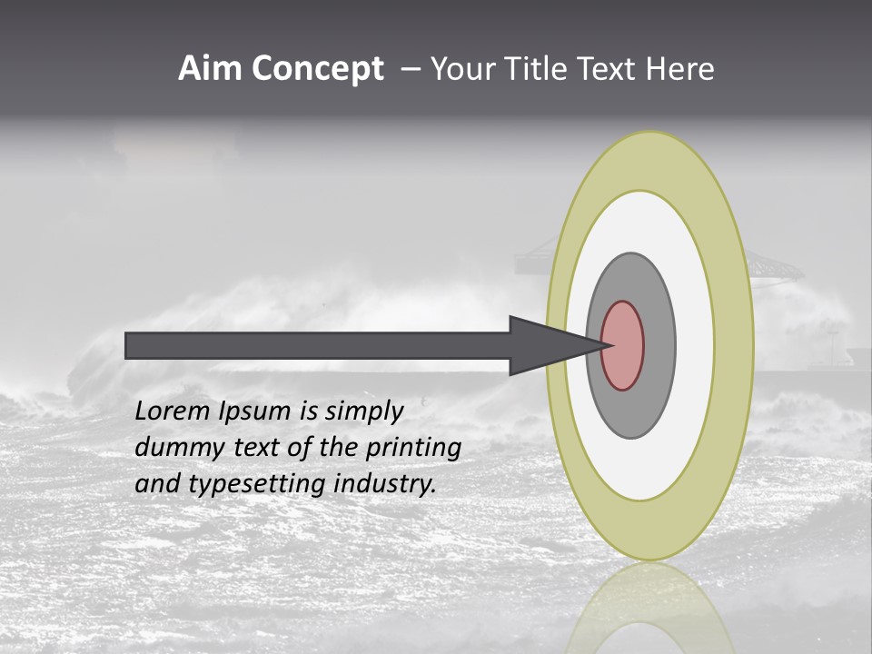 Seascape Outdoor Tide PowerPoint Template