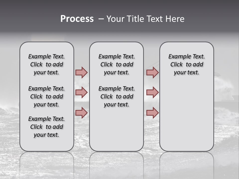 Seascape Outdoor Tide PowerPoint Template