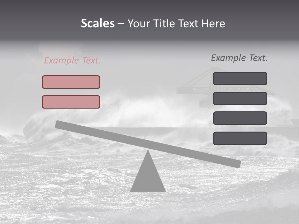Seascape Outdoor Tide PowerPoint Template