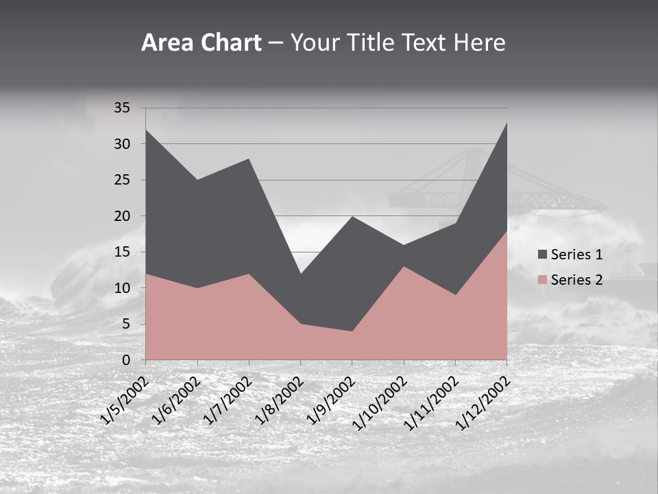 Seascape Outdoor Tide PowerPoint Template