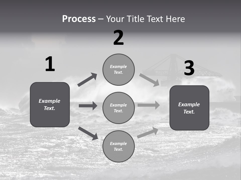 Seascape Outdoor Tide PowerPoint Template