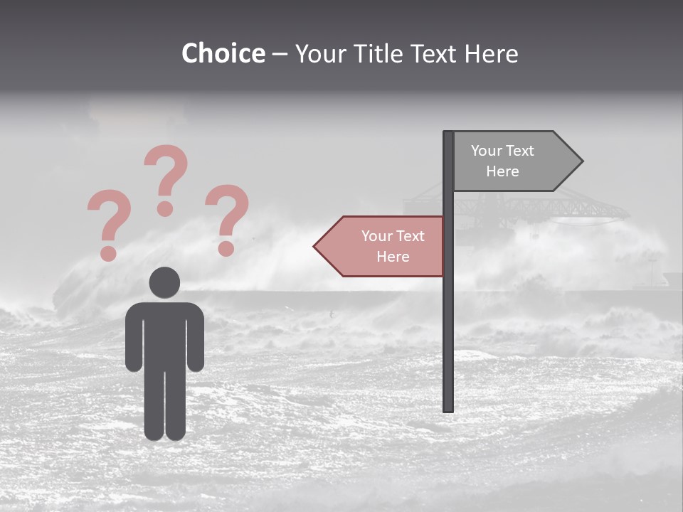 Seascape Outdoor Tide PowerPoint Template