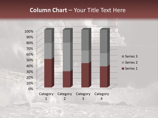 White Tsunami Blue PowerPoint Template