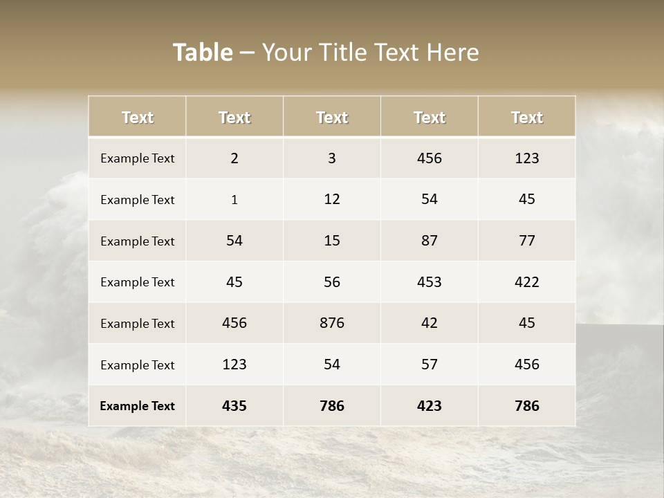 Weather Nature Portugal PowerPoint Template