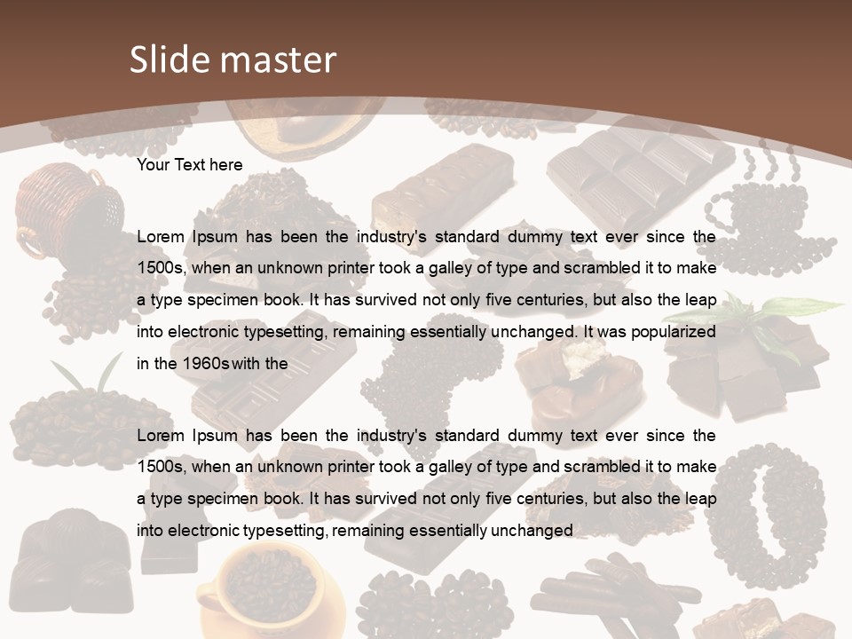 Business Cafe Grow PowerPoint Template