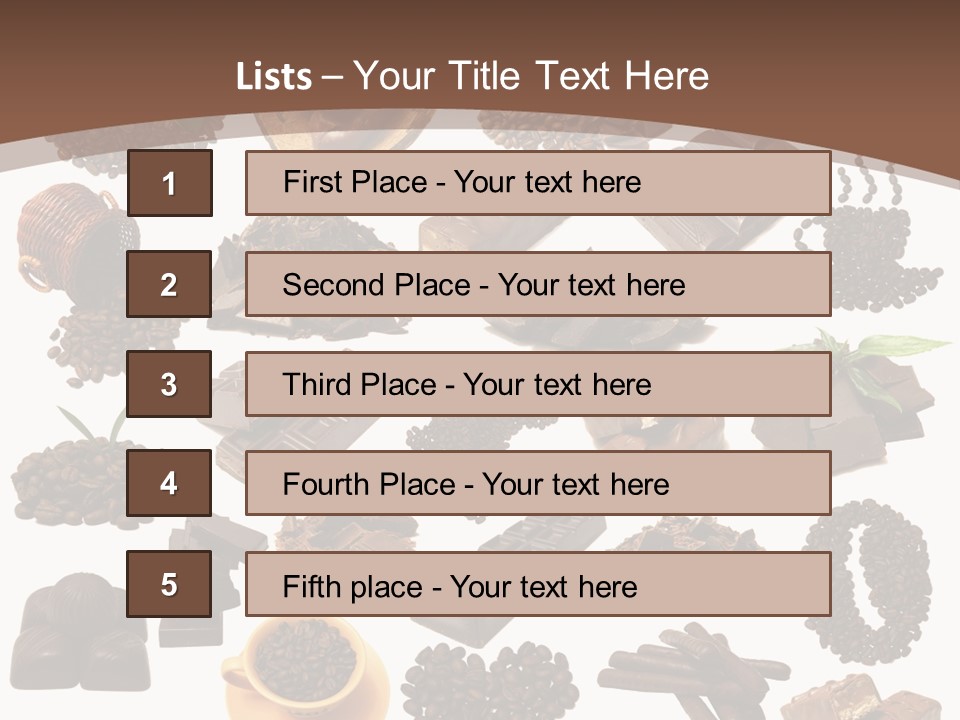 Business Cafe Grow PowerPoint Template