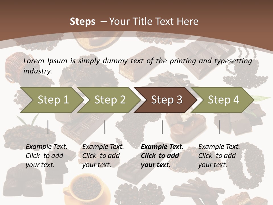 Business Cafe Grow PowerPoint Template