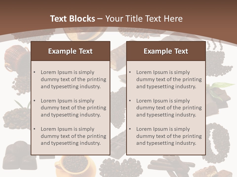 Business Cafe Grow PowerPoint Template