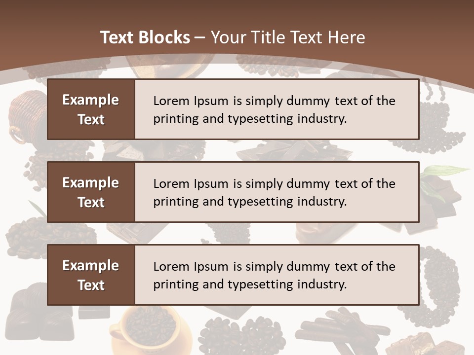 Business Cafe Grow PowerPoint Template