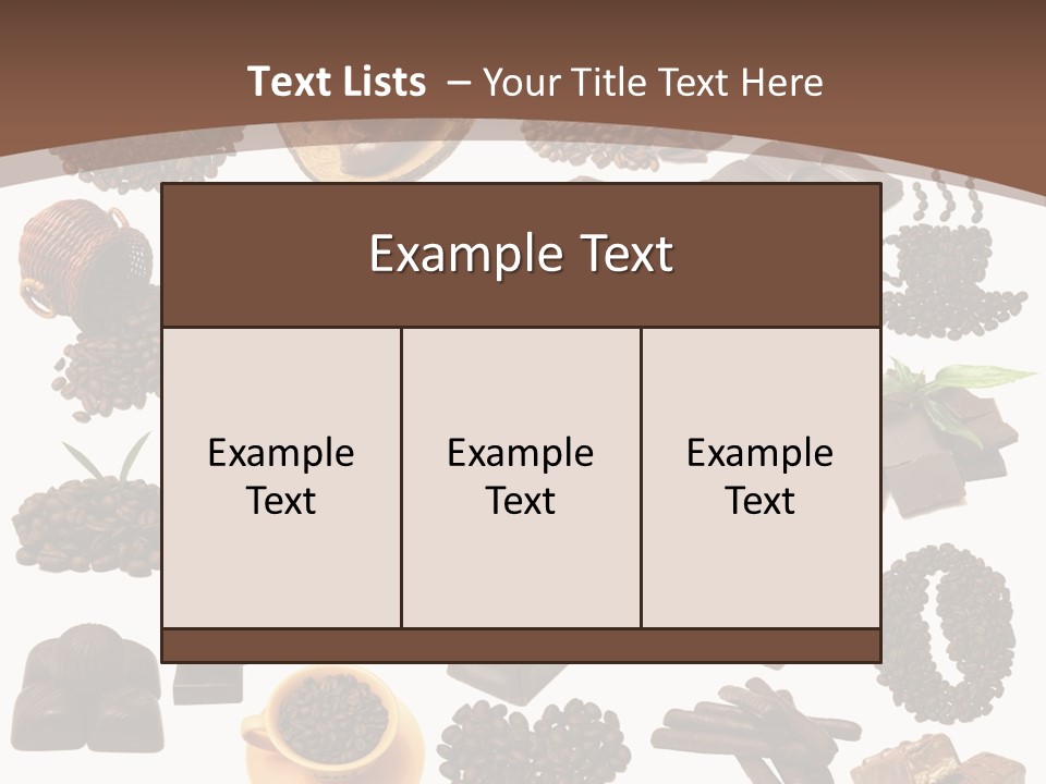 Business Cafe Grow PowerPoint Template