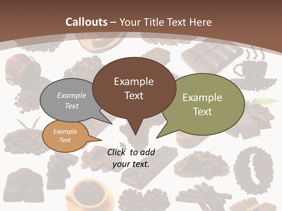Business Cafe Grow PowerPoint Template