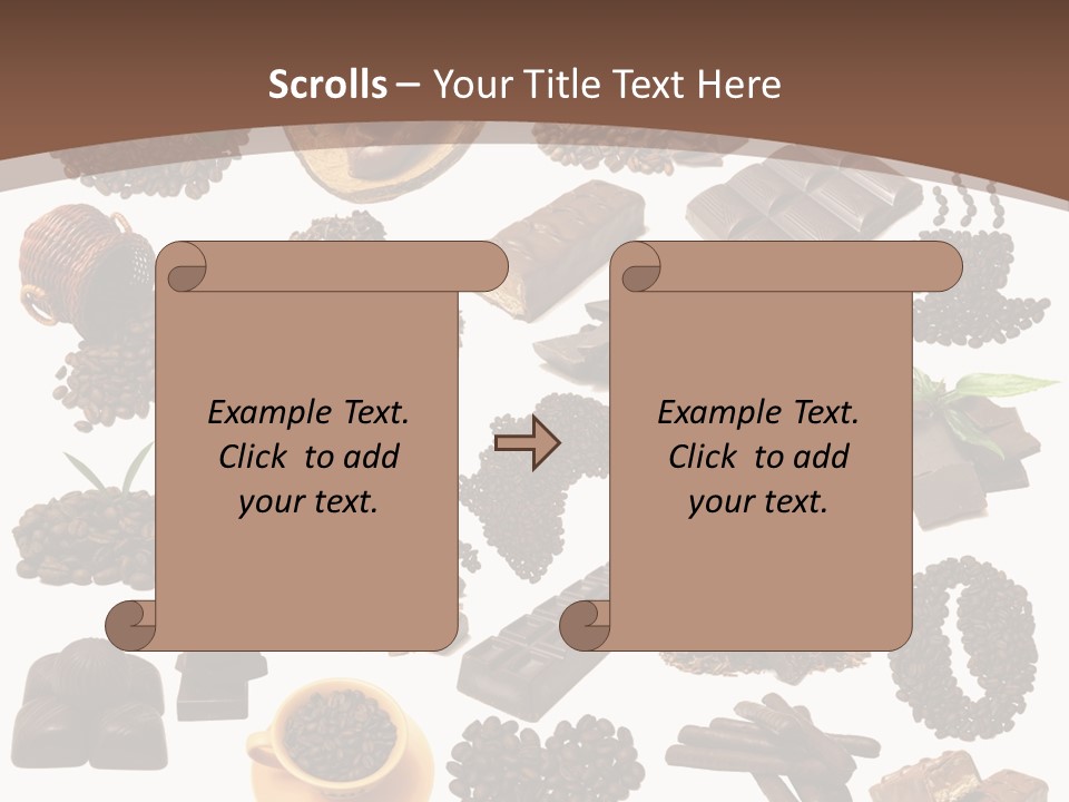 Business Cafe Grow PowerPoint Template