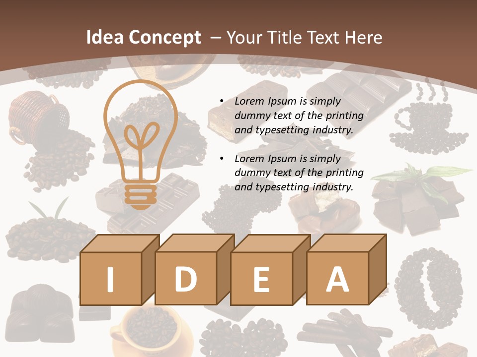 Business Cafe Grow PowerPoint Template