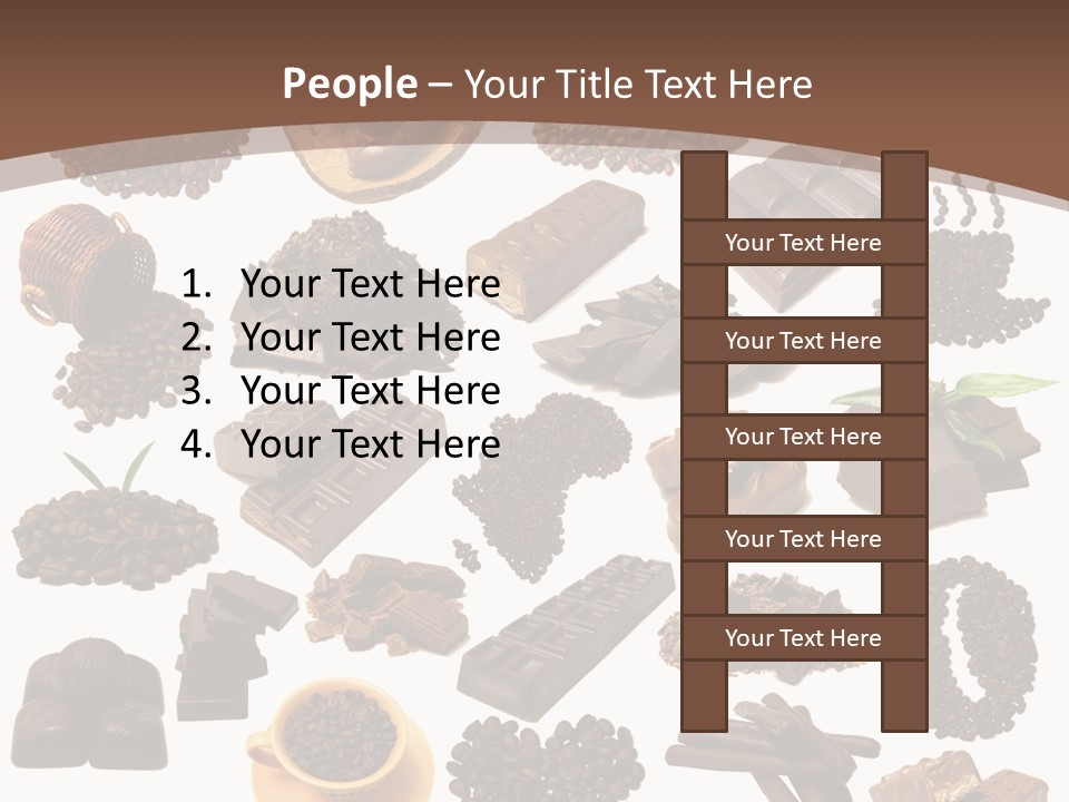 Business Cafe Grow PowerPoint Template