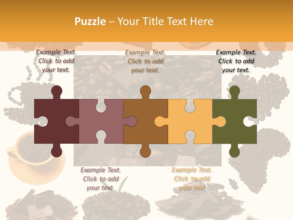 Coffee Warm Money PowerPoint Template